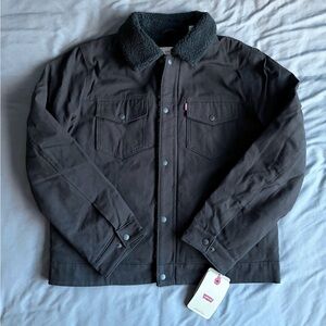 Levi's Peach Cotton Sherpa Jacket